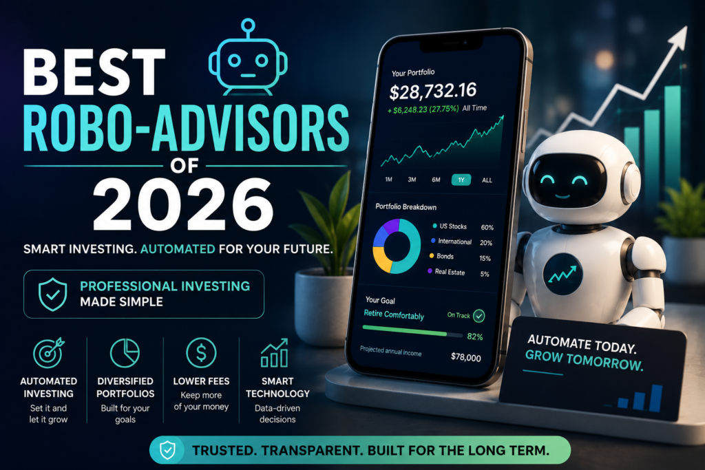 Illustration for the guide: Best Robo-Advisors of 2026